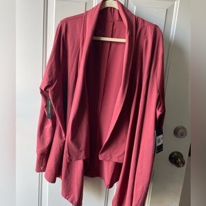 Nike Women’s Plus 3x Yoga Cardigan in a beautiful blush color!
